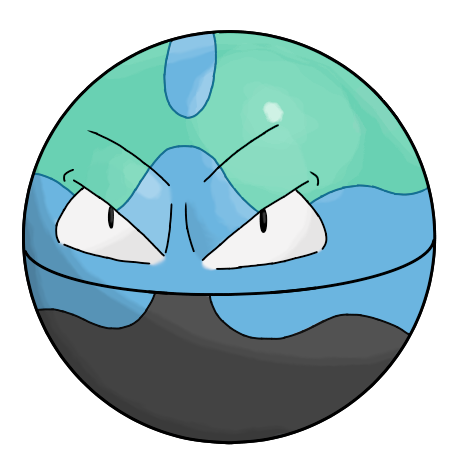 Shiny Voltorb (Sea form)